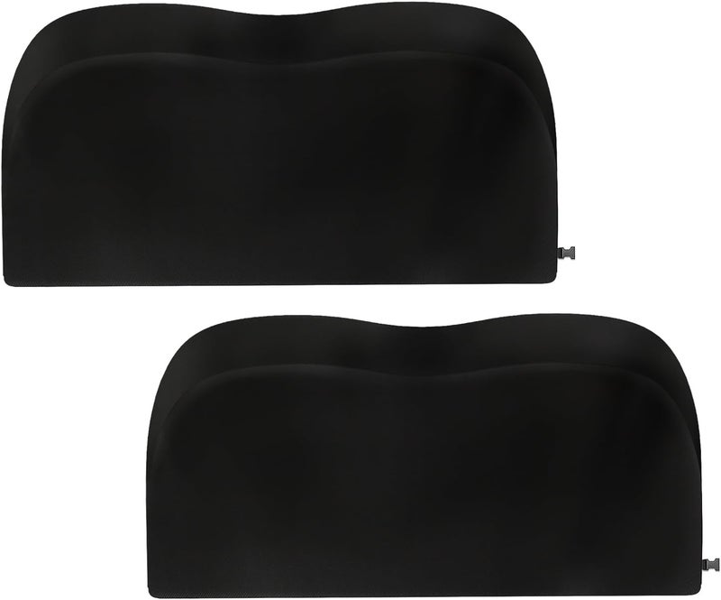 Jusen RV Tire Covers, Dual Axle Wheel Cover (2 Pack) Fits 27"-30" Diameter Tires,Waterproof Anti-UV 420D Oxford Black Dual Tire Covers RV Accessories for Truck/Trailer - Image 1